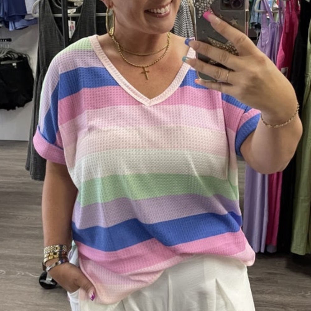 Simple Summer Stripes Top